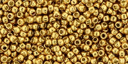 TOHO - Round 11/0 : Permafinish - Galvanized Old Gold  TR-11-PF591